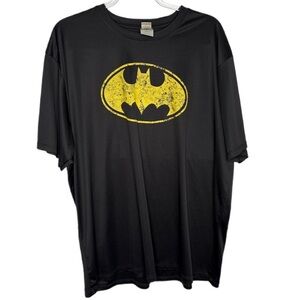 Black Shirt with Yellow Batman Logo
